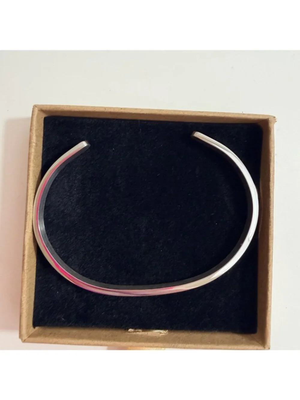 JoyCuff Silver ‘Best Mimi Ever” Cuff Bracelet